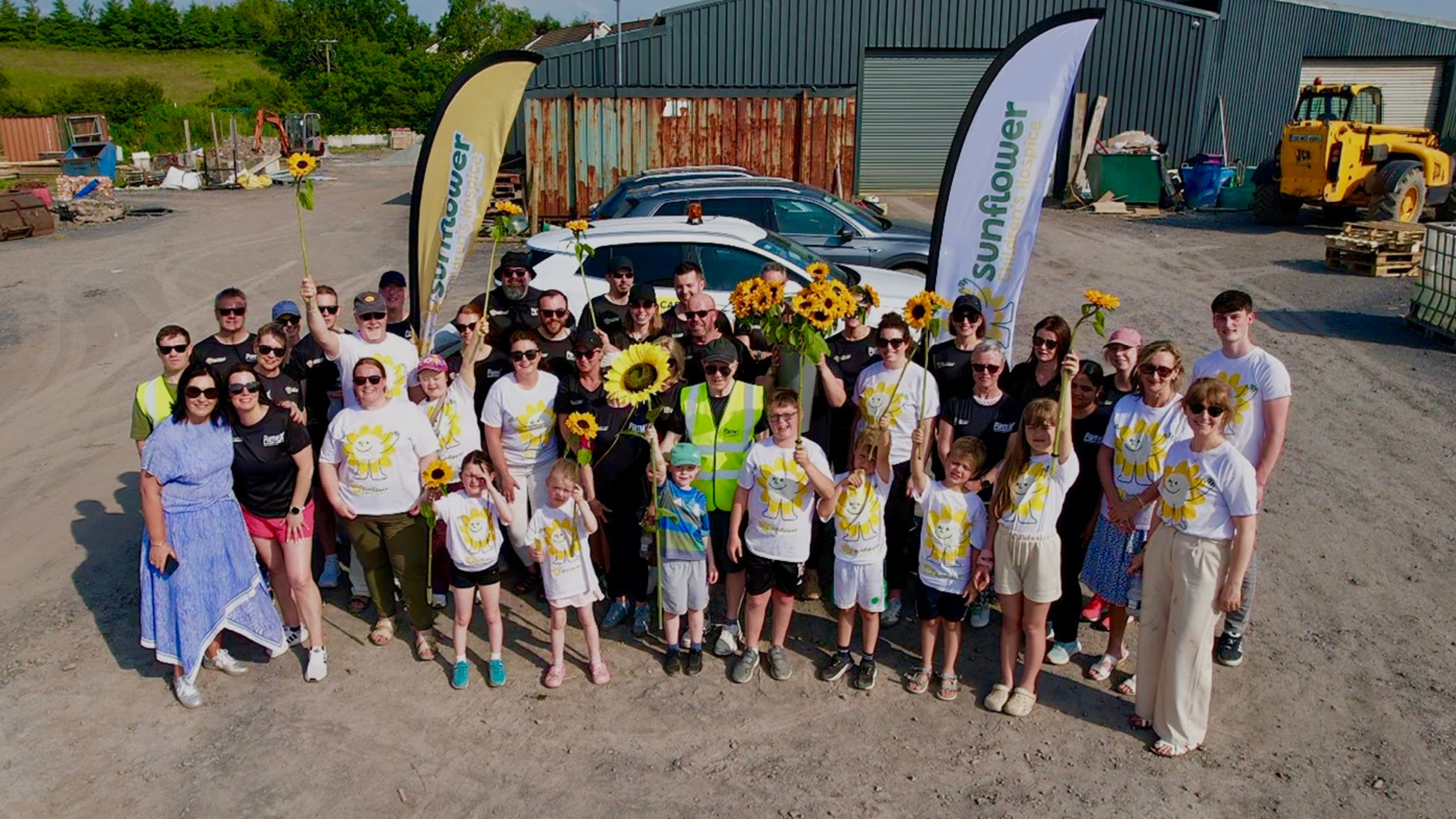 Mayo firm completes 245km walk to planned site of Sunflower Children’s Hospice